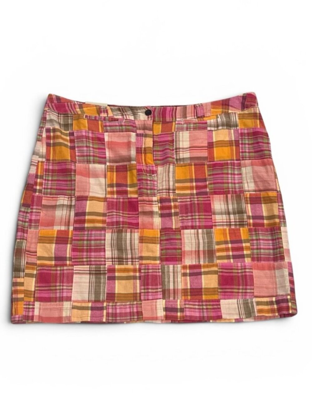 Mini Skirt in Pink & Orange